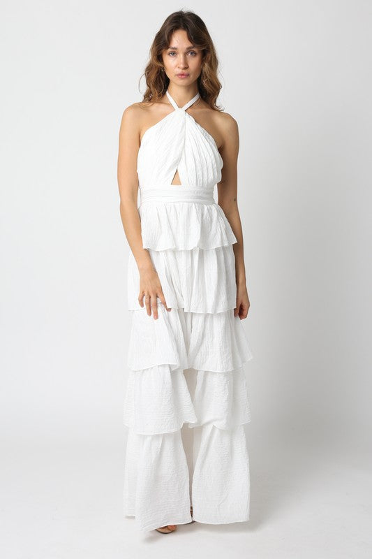 Avery Ruffle Maxi Dress