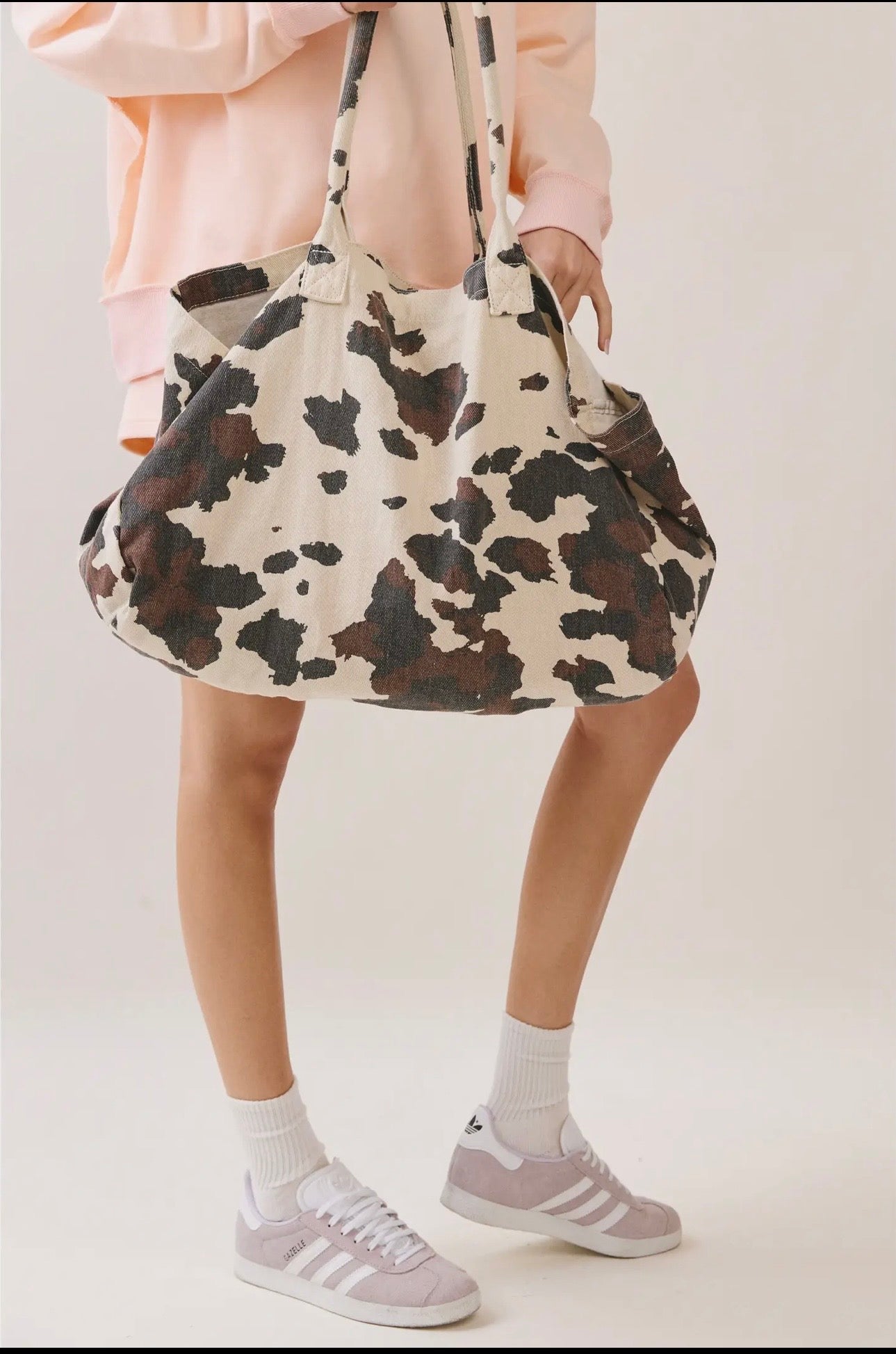 Cow Print Tote