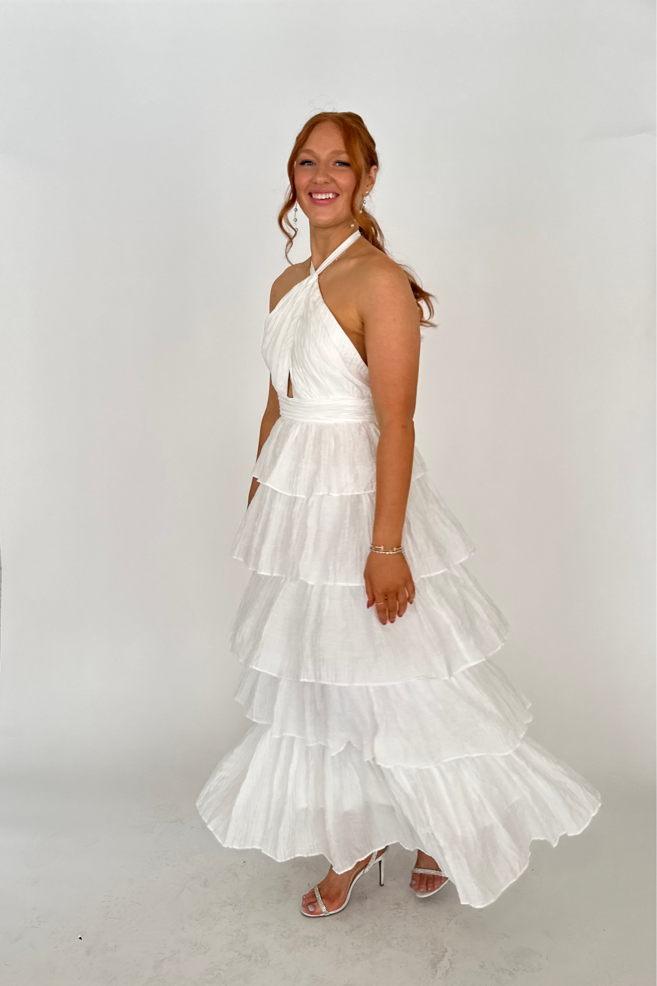 Avery Ruffle Maxi Dress