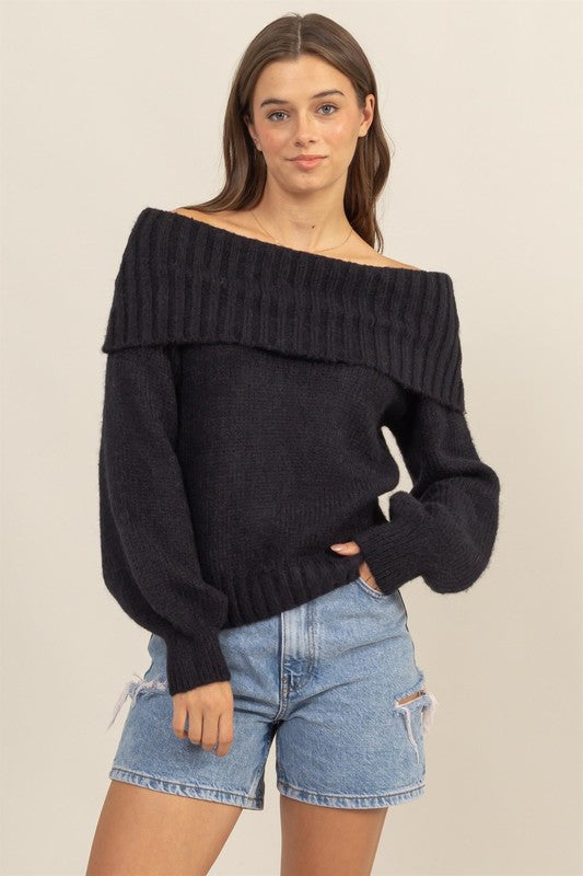 Mia Off-Shoulder Sweater