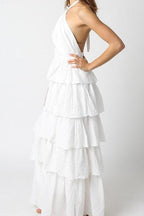 Avery Ruffle Maxi Dress