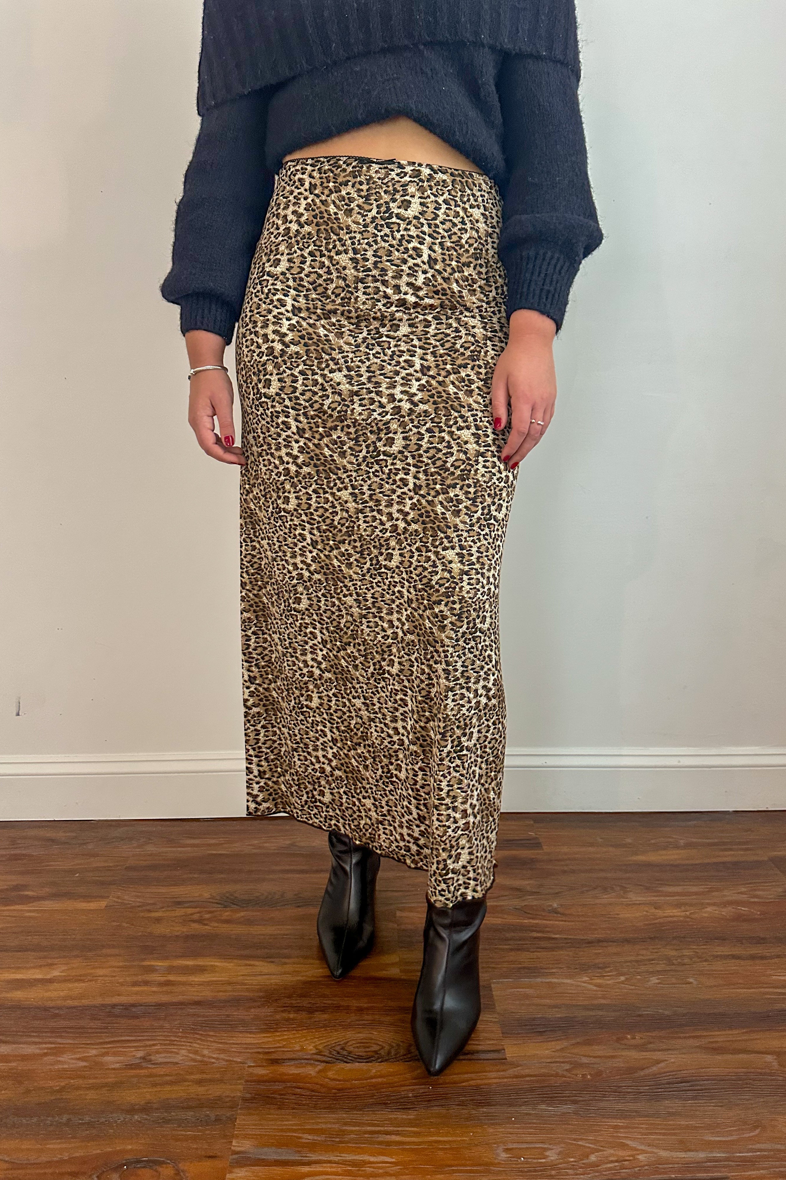 Leopard Maxi Skirt