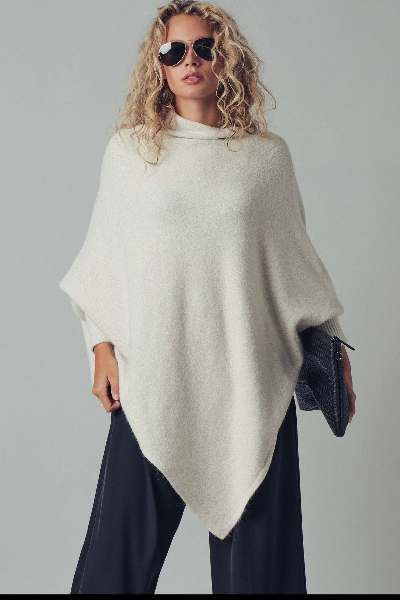 Shimmer Asymmetric Poncho