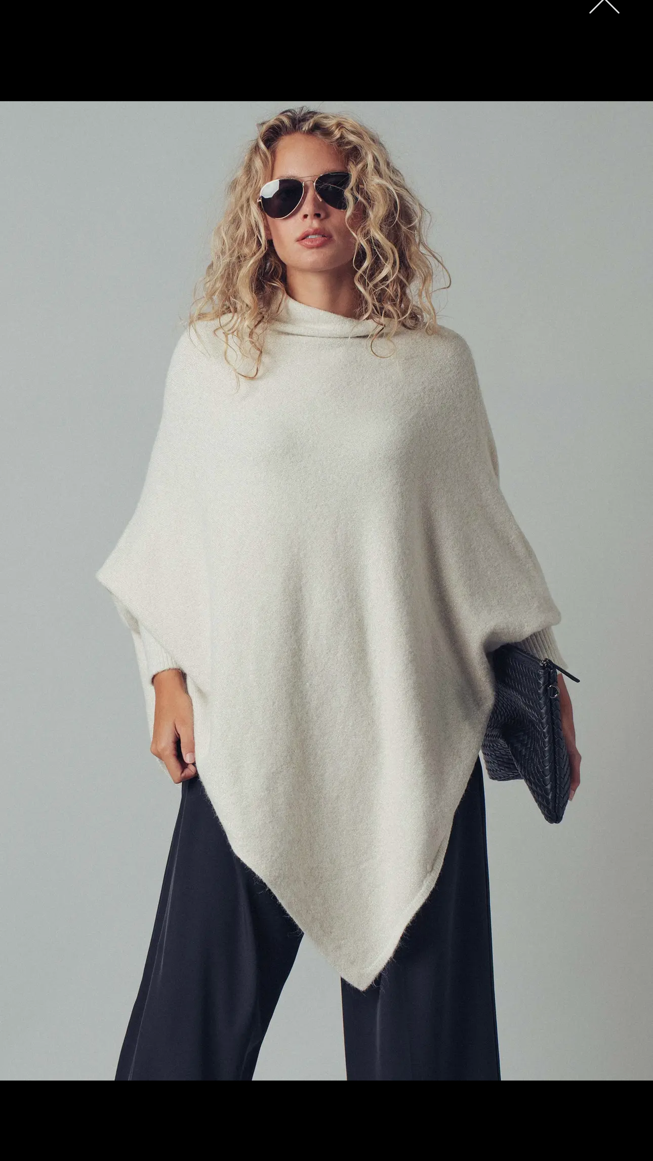 Shimmer Asymmetric Poncho