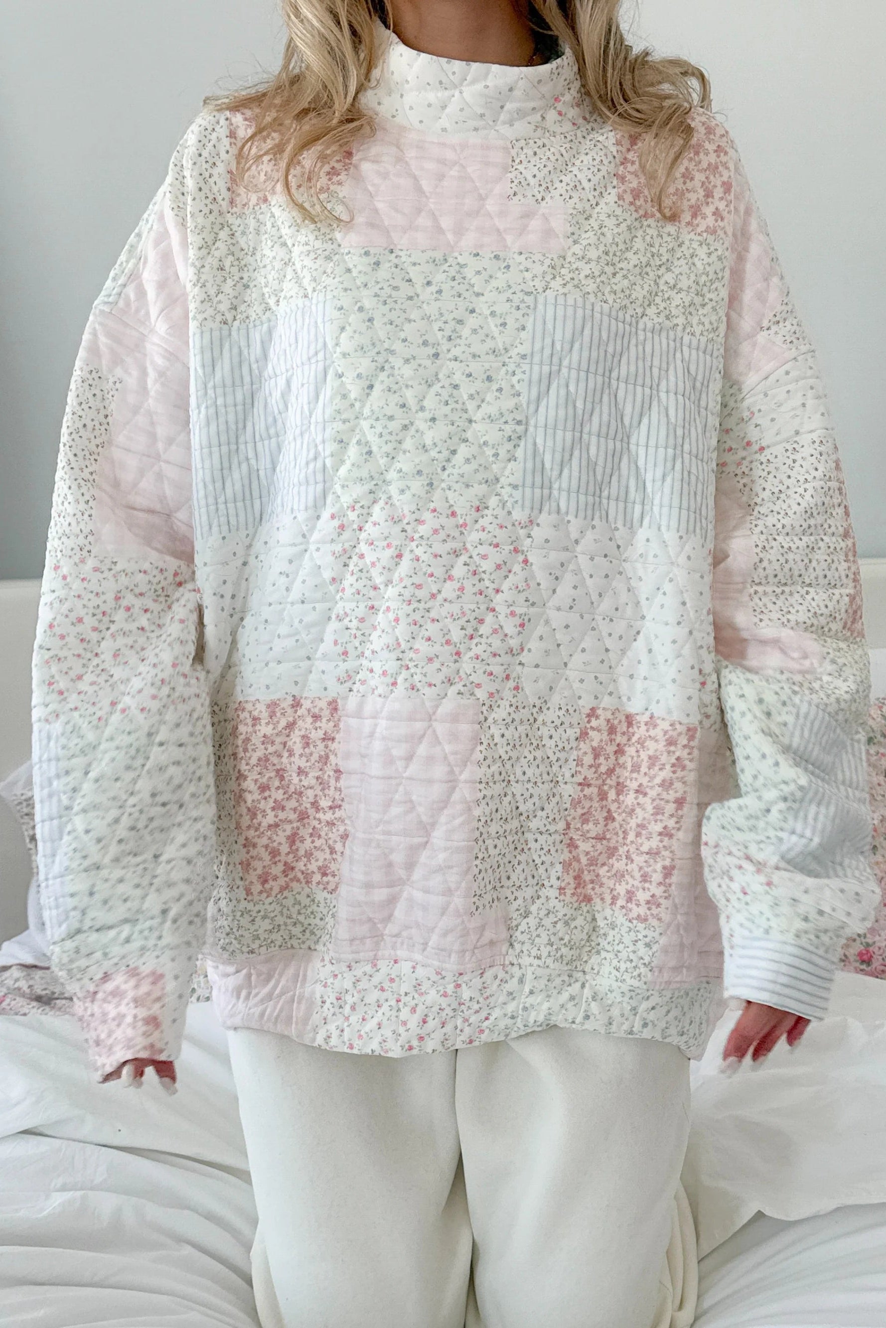 Floral Dreams Mockneck Sweatshirt