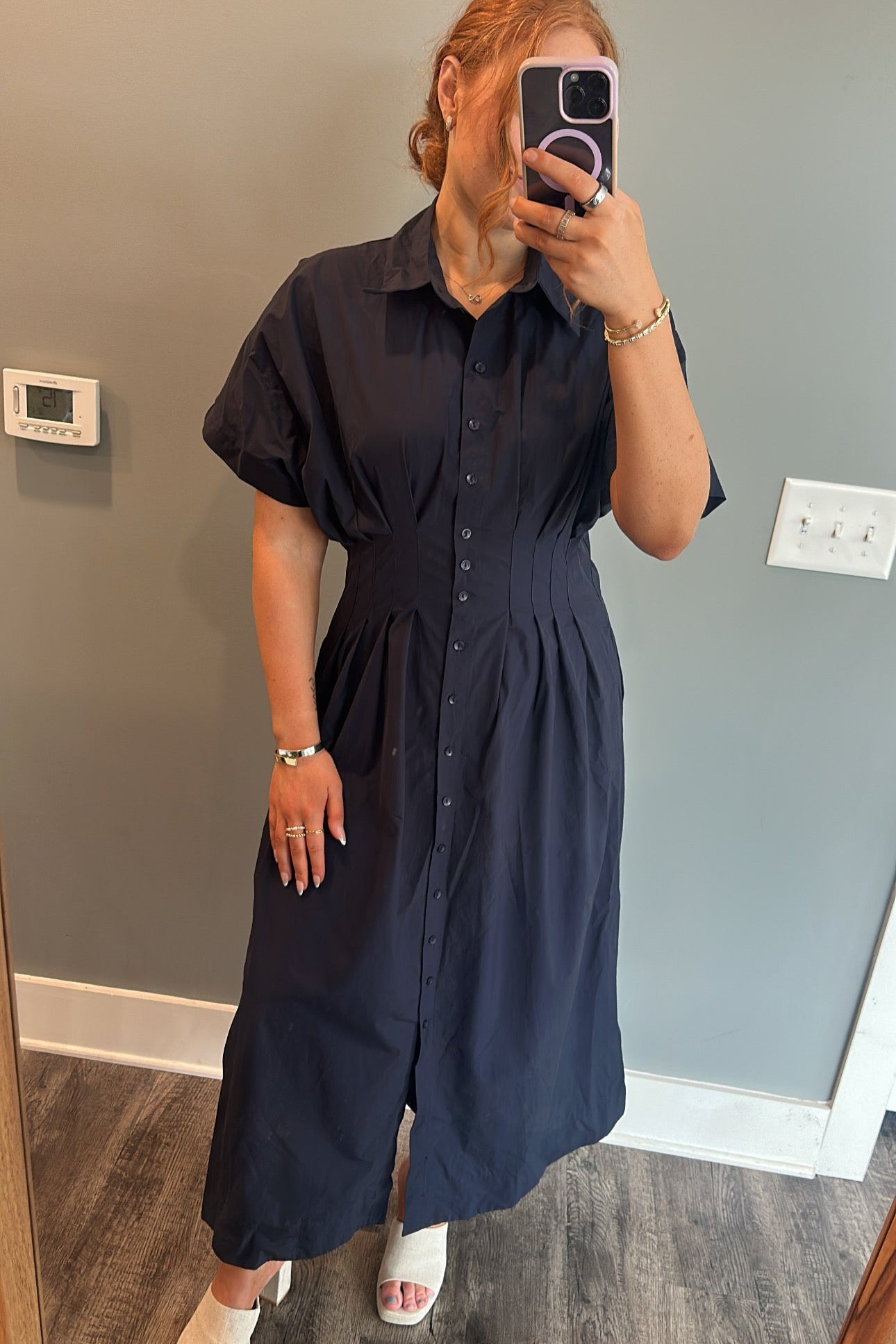 Haven Button Down Dress