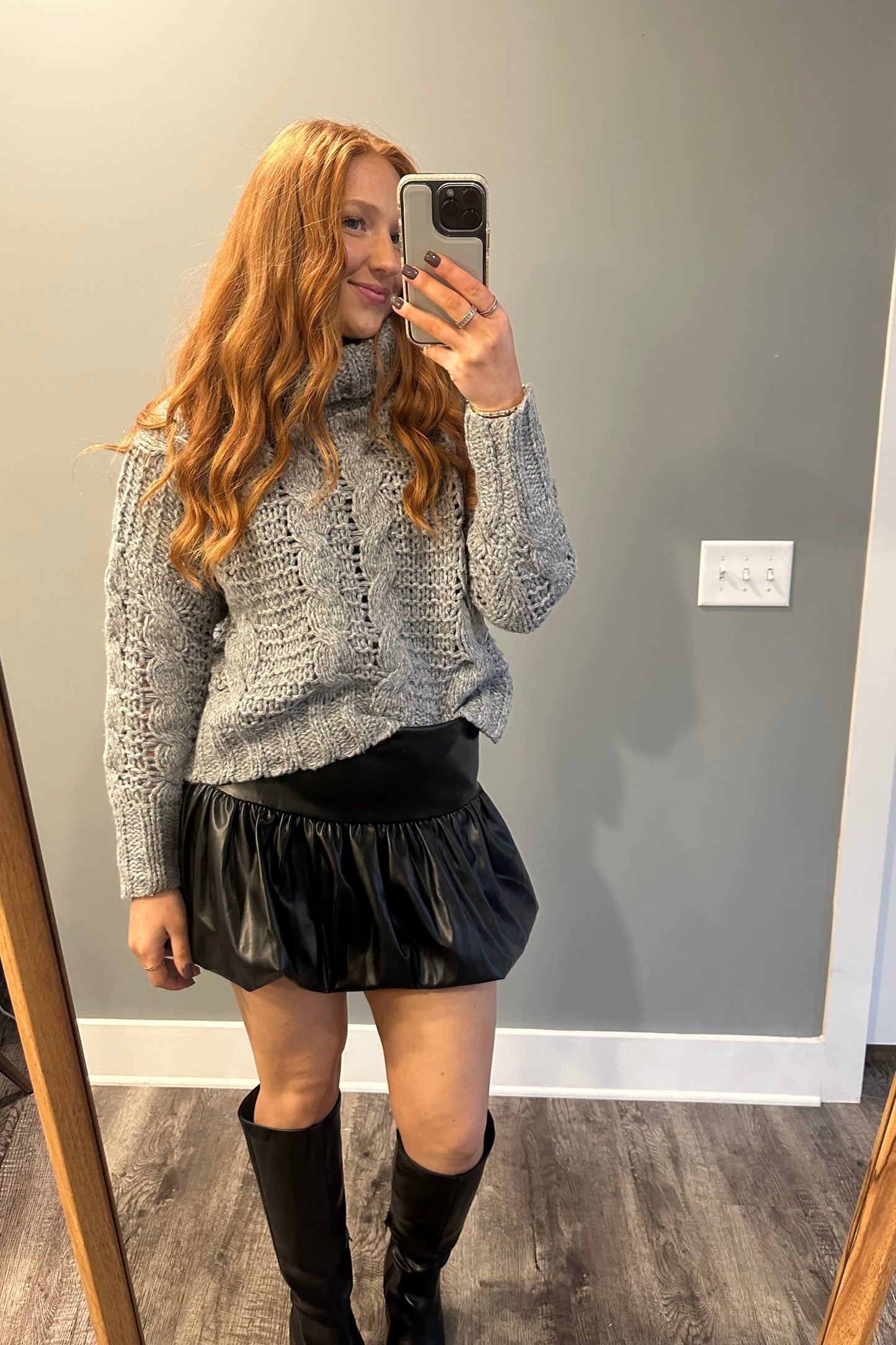 Bubble Mini Skirt