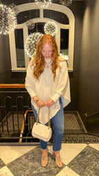 Shimmer Asymmetric Poncho