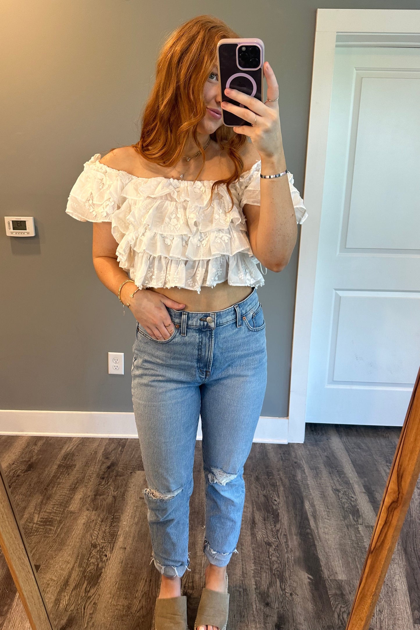 In Bloom Ruffle Top