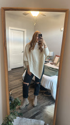 Shimmer Asymmetric Poncho