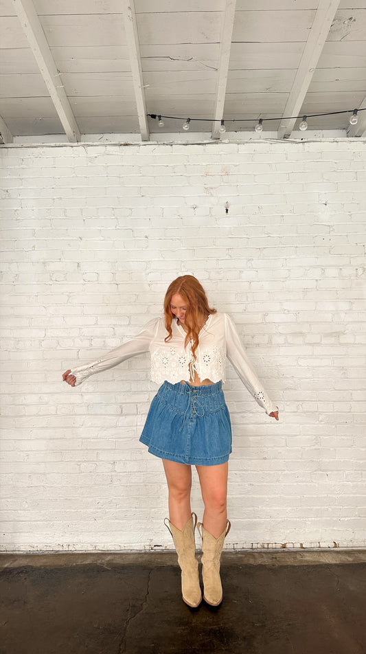 Ella Denim Skirt