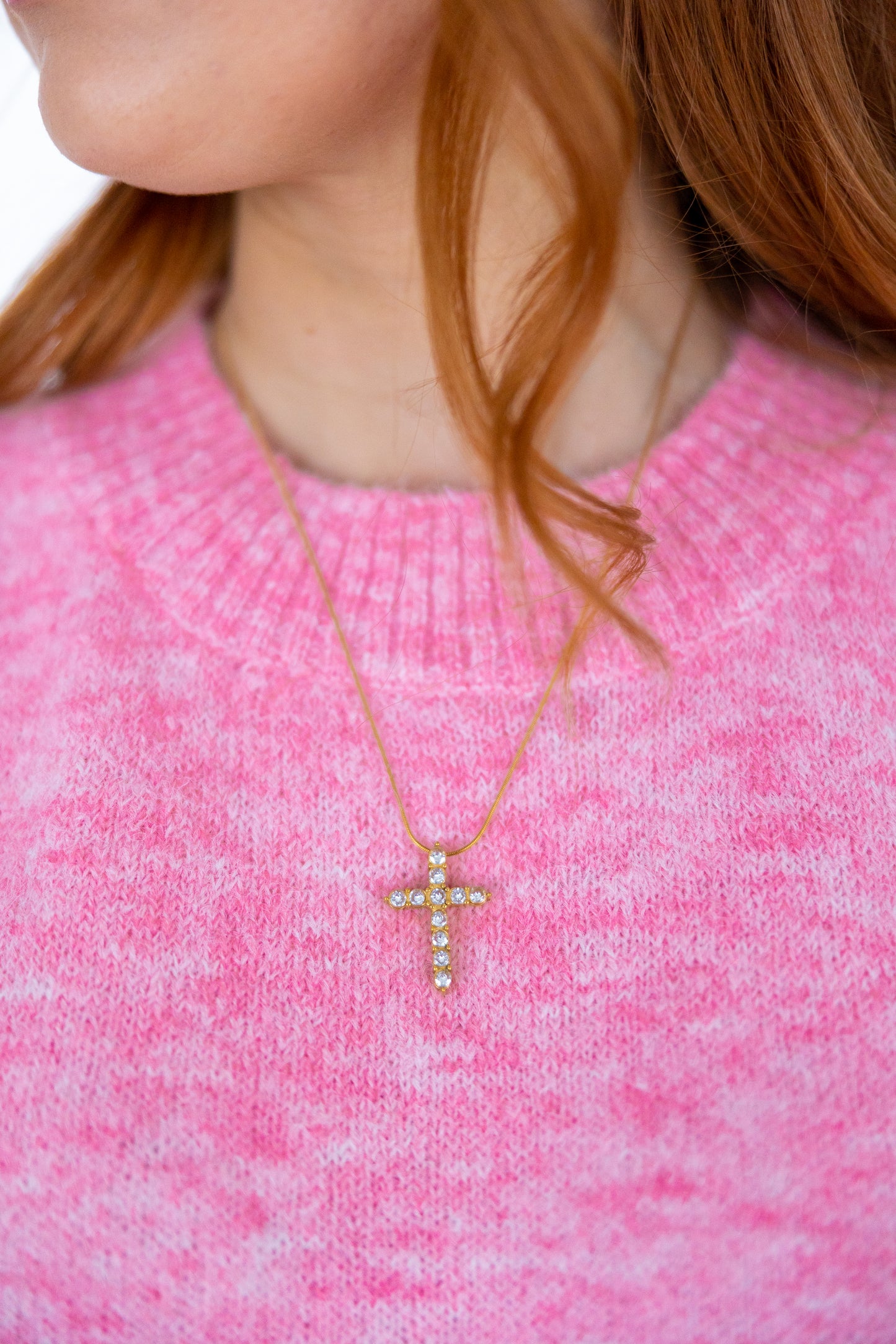 Large Cross Necklace