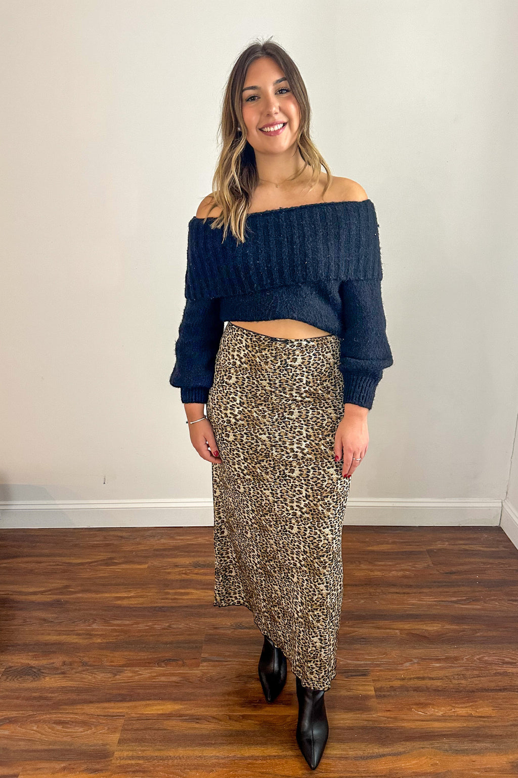 Leopard Maxi Skirt