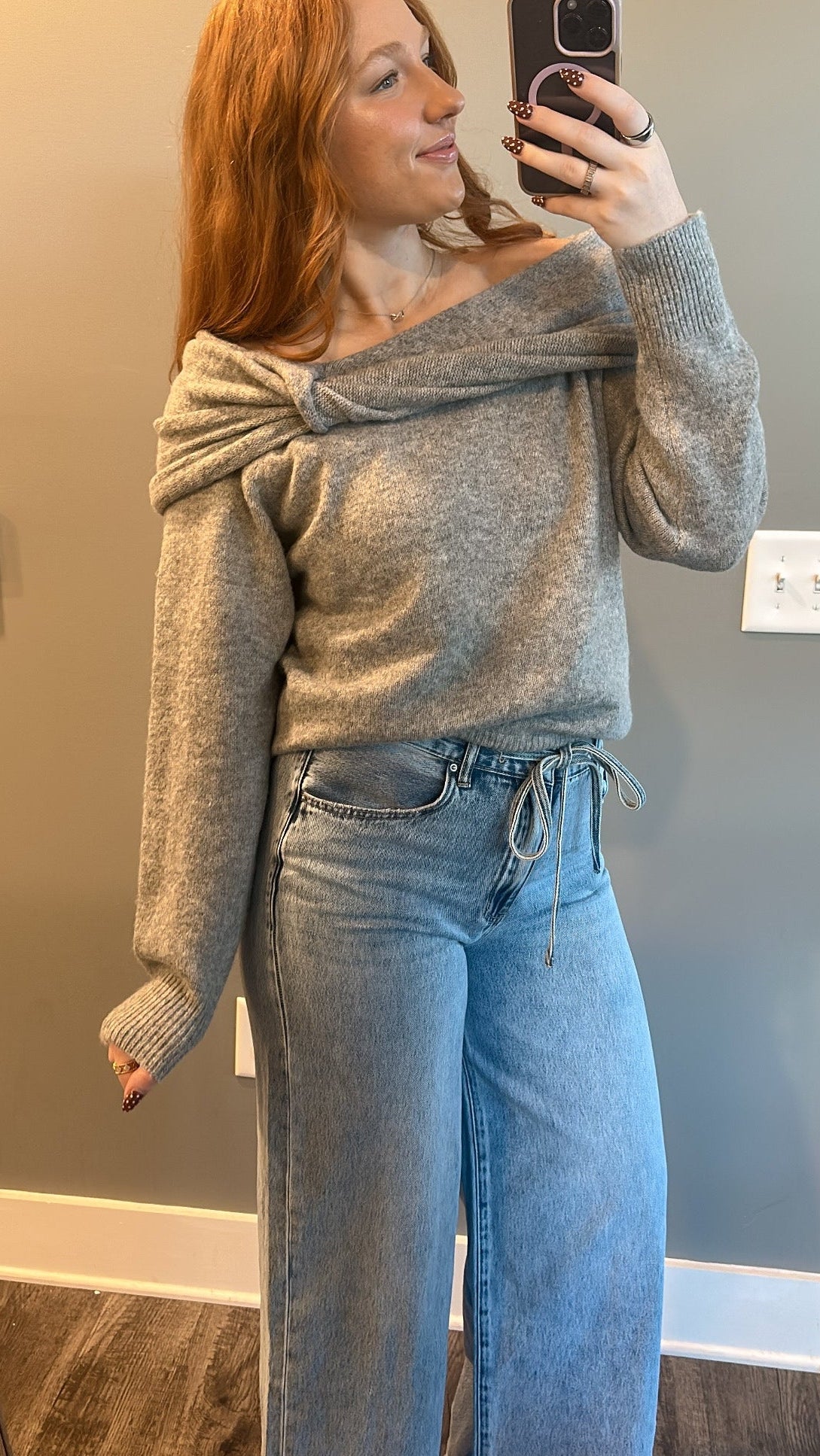 Klein Off Shoulder Sweater