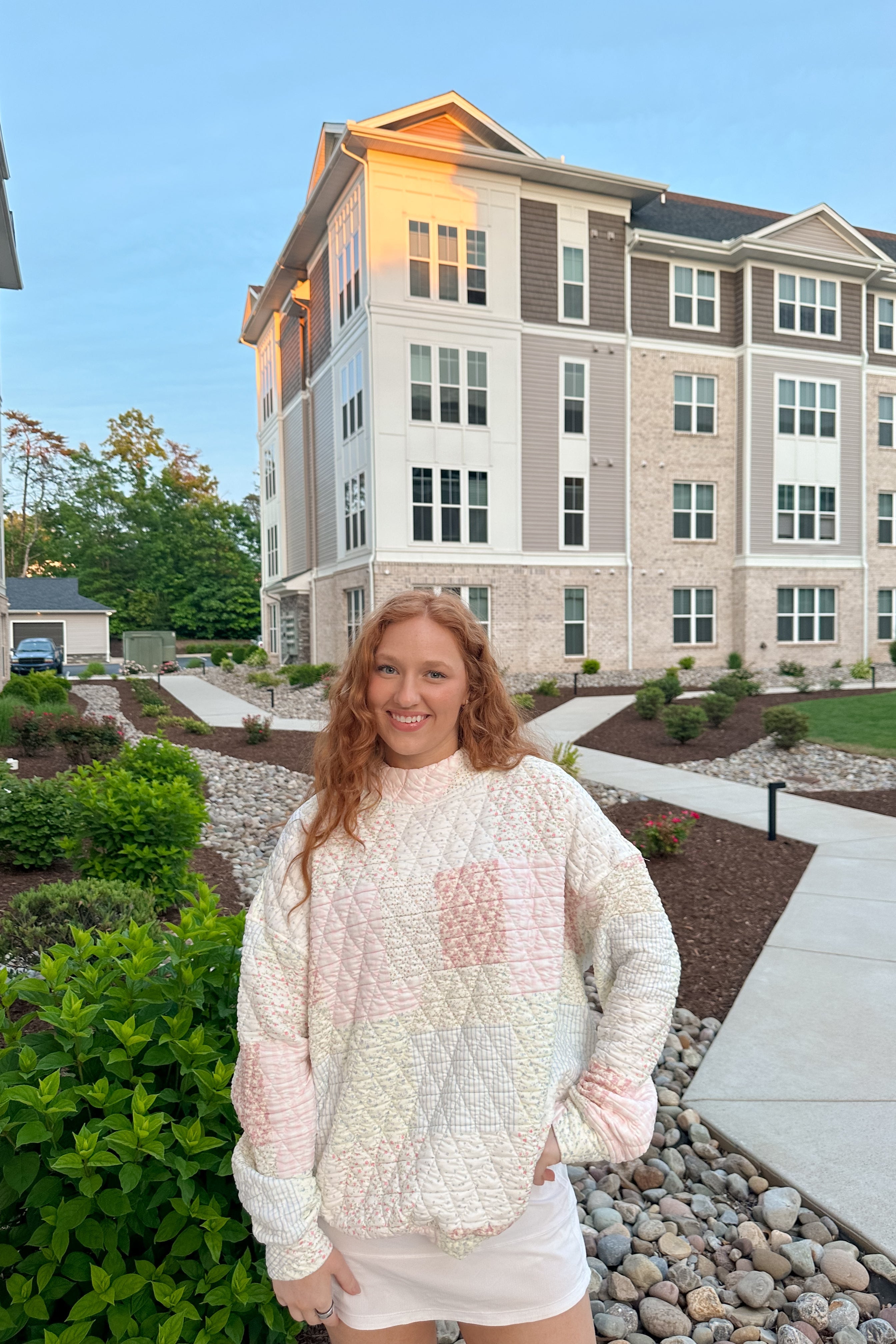 Floral Dreams Mockneck Sweatshirt