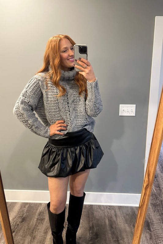 Bubble Mini Skirt