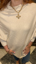 Shimmer Asymmetric Poncho