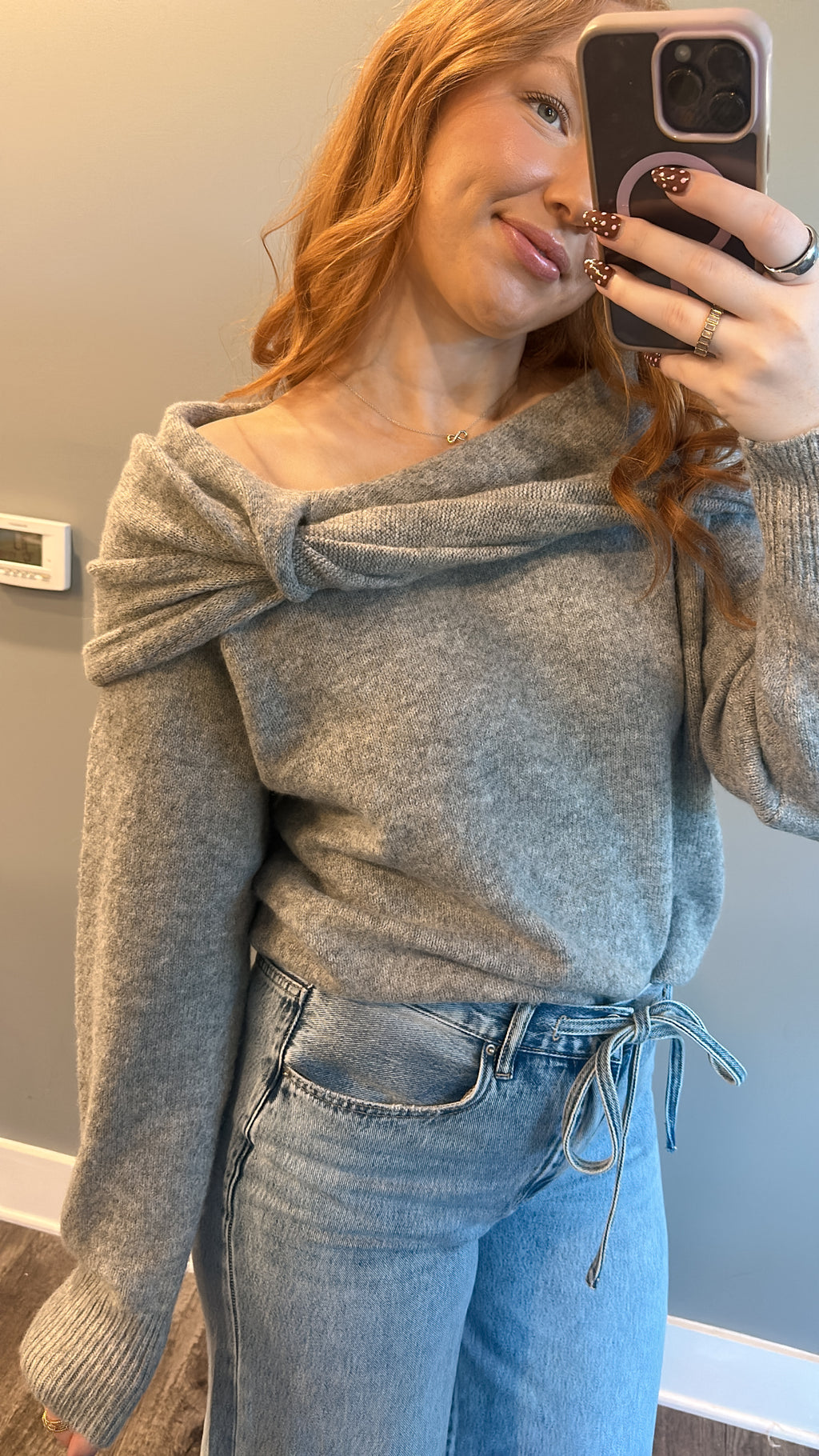 Klein Off Shoulder Sweater