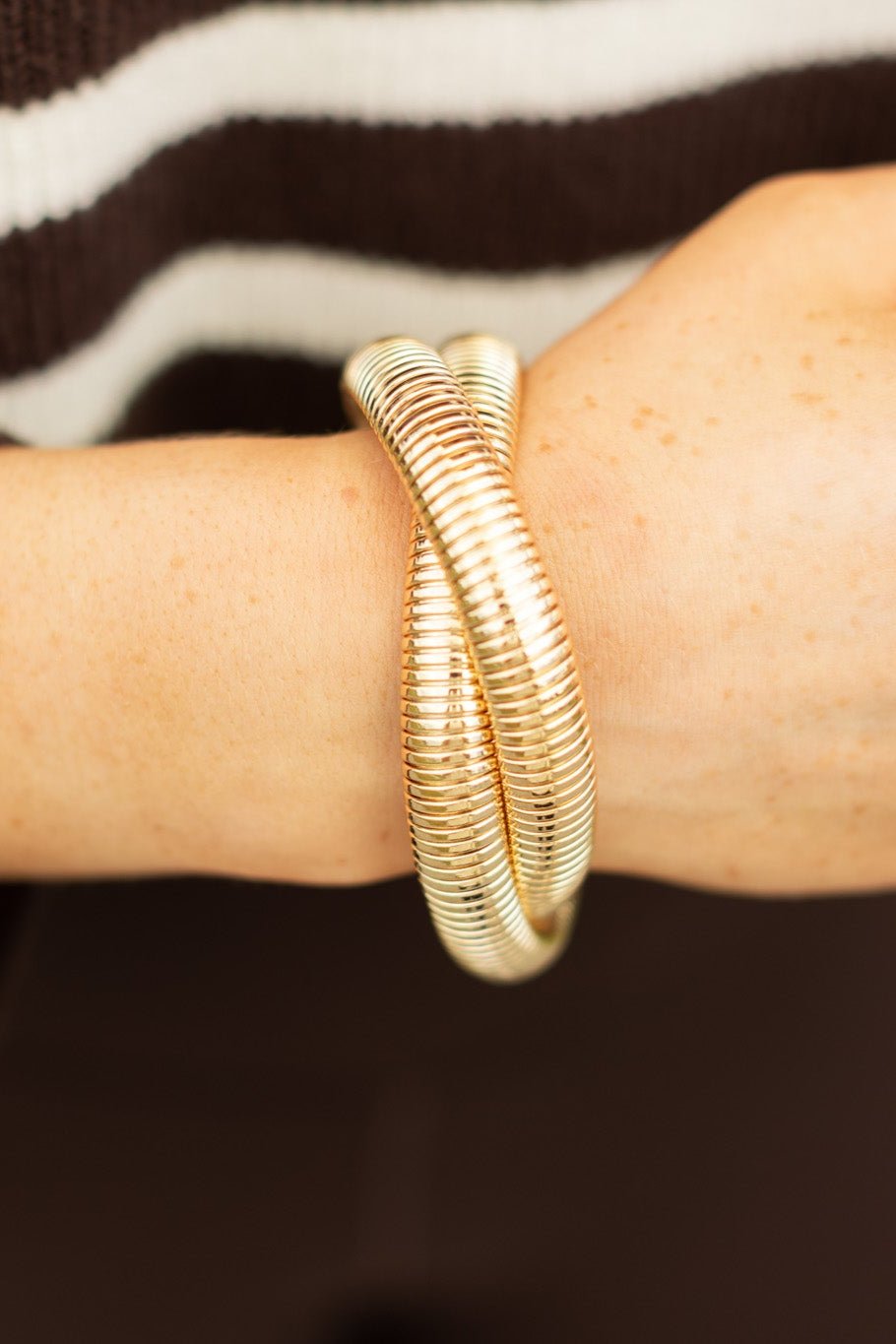 Gold Wrap Bracelet