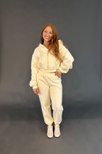 Cream Fleece Set
