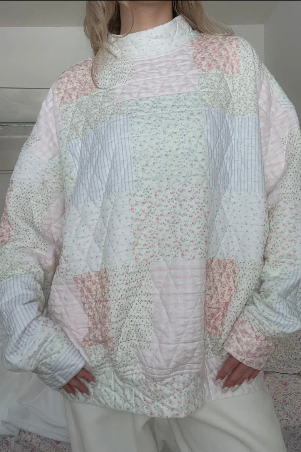 Floral Dreams Mockneck Sweatshirt