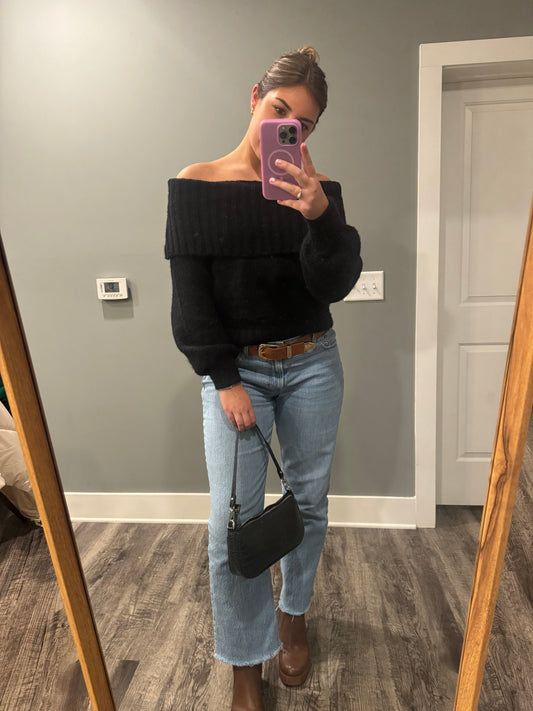 Mia Off-Shoulder Sweater